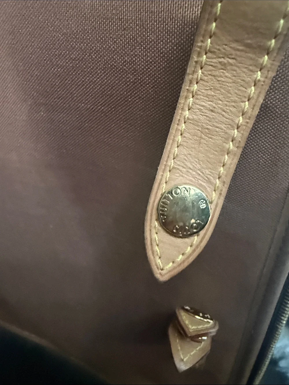 Louis Vuitton Monogram Rolling Travel Bag in Brown